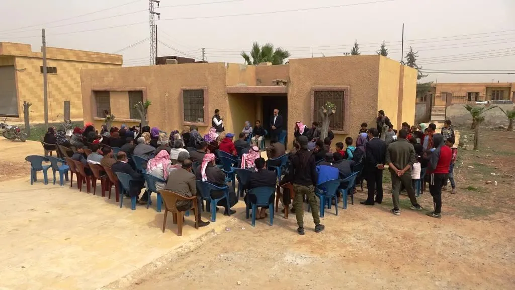 لجنة تشكيل المجالس في الرقة تشكل مجلس شعب القحطانية