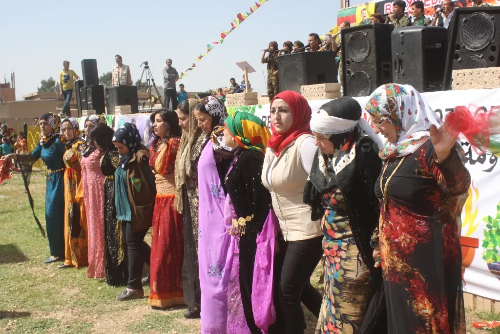 عامودا تحيي نوروز2018 بالتأكيد على استمرار النضال من أجل الحرية و تحقيق النصر