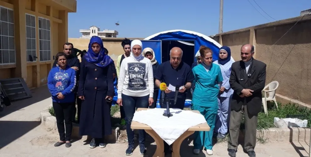 المجلس الصحي يناشد بتقديم المساعدات لأهالي عفرين