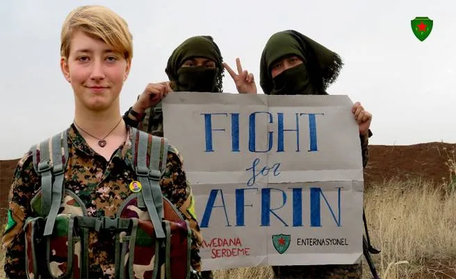 YPJ تعلن استشهاد المقاتلة الأممية هيلين قره جوخ