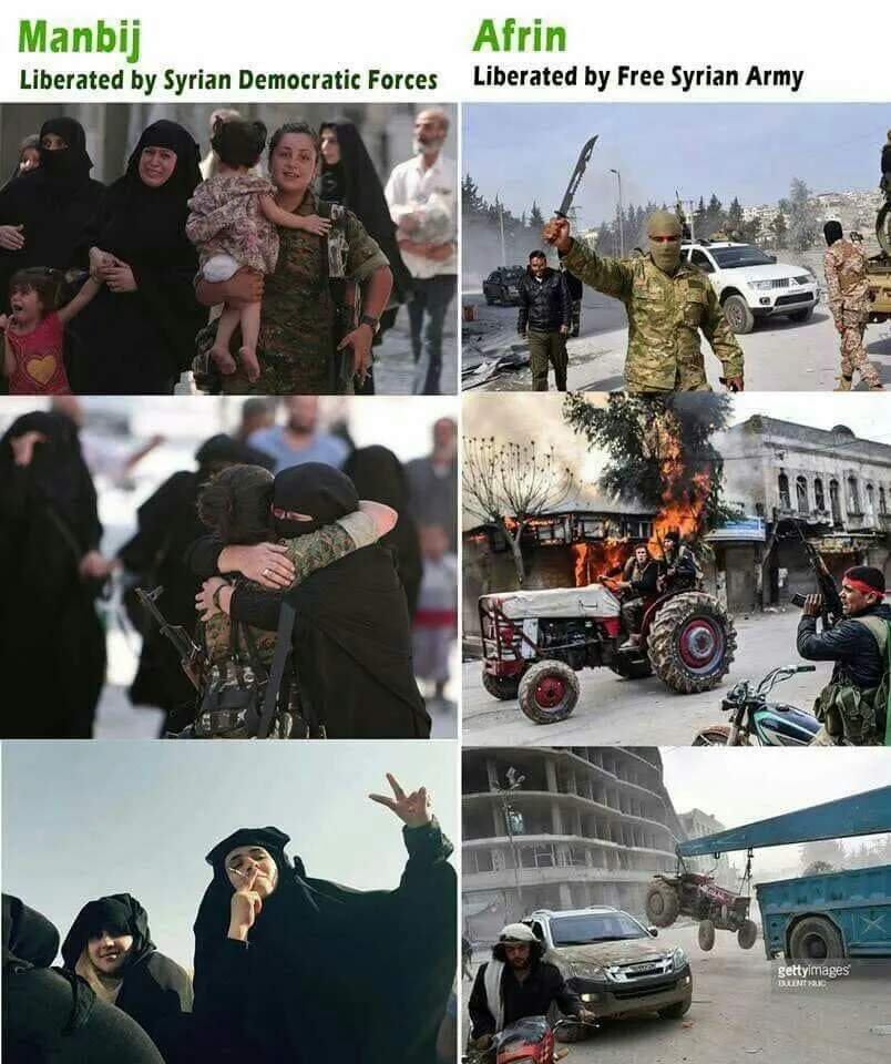 على خلفية السلب والنهب في عفرين.. مغردون: هذا هو الفرق بيننا وبينهم؟