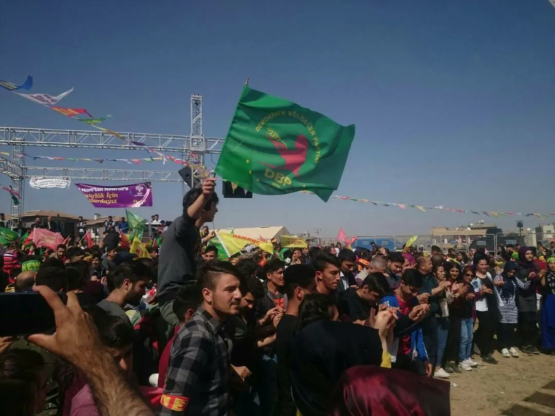 نصيبين تحدت الاحتلال التركي وأحيت النوروز باسم مقاومة عفرين