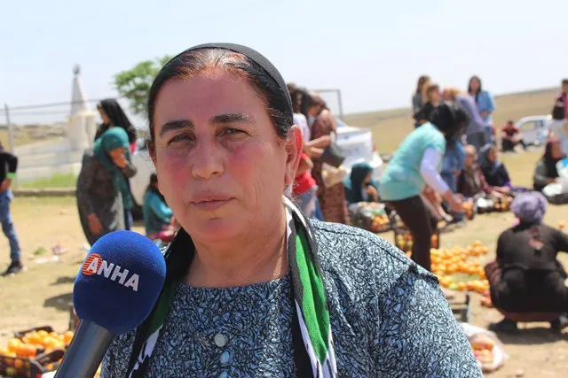 إيزيديو تربه سبيه يتمنون الحرية والسلام لعفرين بحلول عيد الأربعاء الأحمر