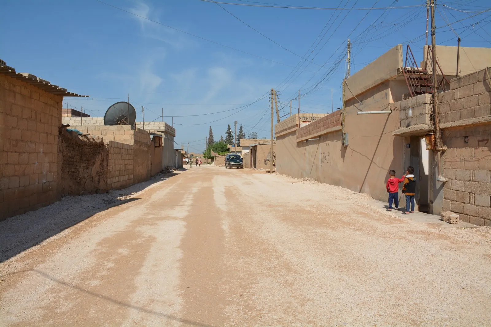 صيانة الشوارع في مدينة قامشلو