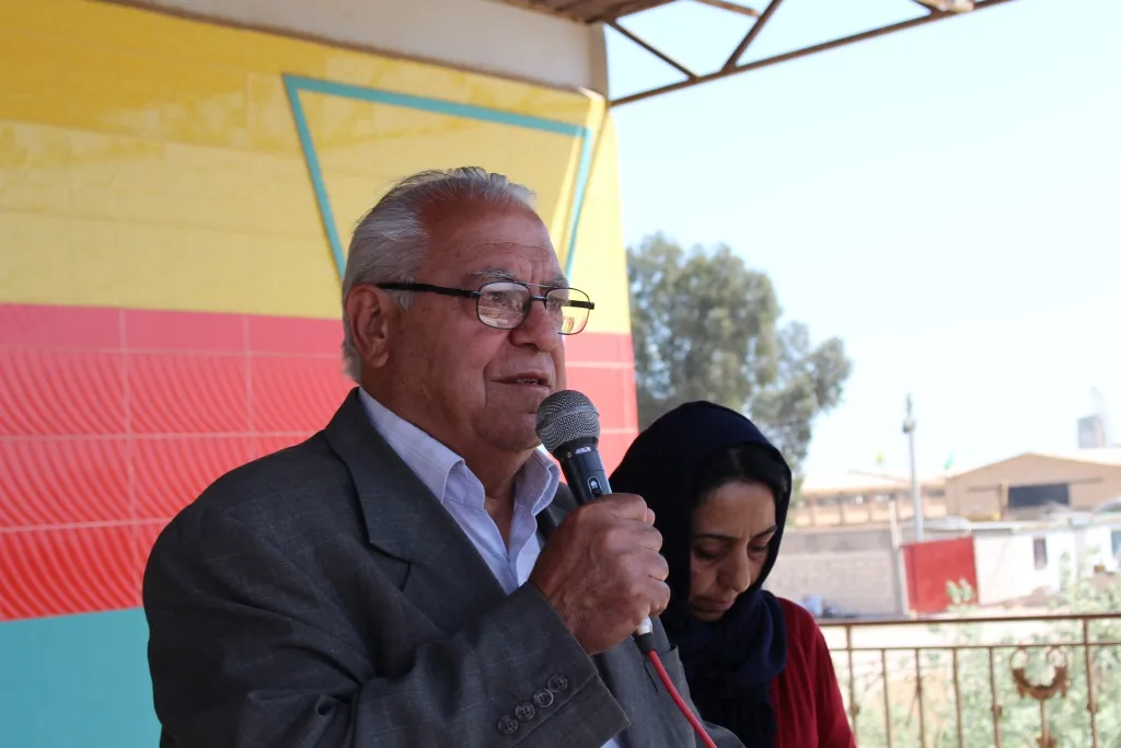 أهالي قامشلو شيعوا  الشهيد آراس حسكة