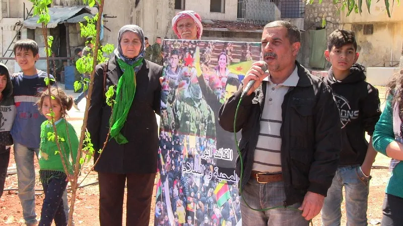 احتفالات وزراعة للأشجار بمناسبة ميلاد أوجلان
