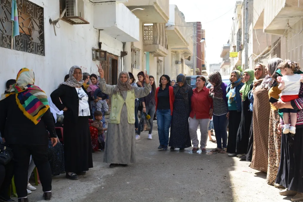 مؤتمر ستار يفتتح الكومين الثاني الخاص بالمرأة في كوباني