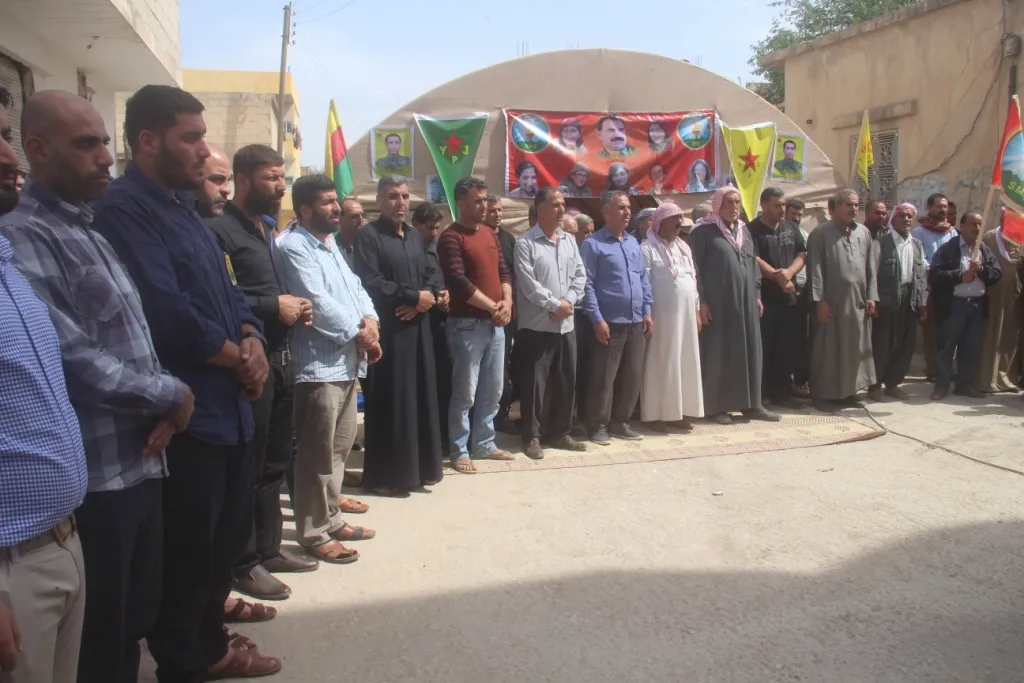 عائشة آفندي تحت خيم الشهداء: عفرين ستتحرر كما حررنا كوباني