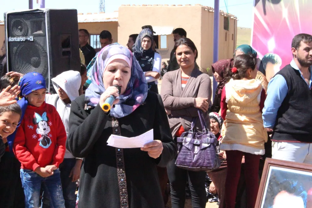 احتفالية بقرية المرأة "JIN WAR"  بمناسبة ميلاد أوجلان