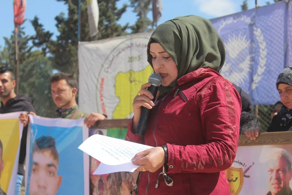 تشييع عضو أسايش، ومراسم غيابية لـ 3 من مقاتلي مقاومة العصر في منبج