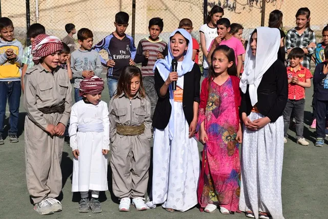 بعد ثلاثة أعوام من التهجير أطفال شنكال يحتفلون بعيدهم في مدينتهم