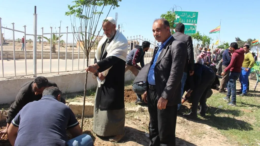 افتتاح حديقة 4 نيسان في تل براك بمناسبة ميلاد أوجلان