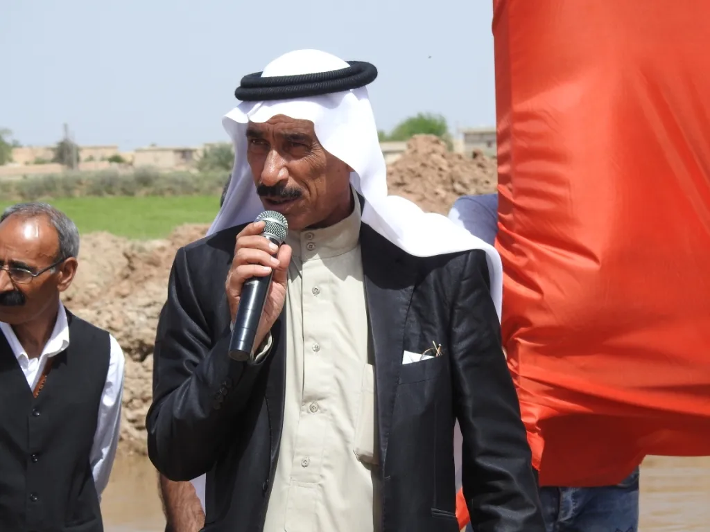 بمراسم احتفالية افتتاح جسر في ريف كري سبي