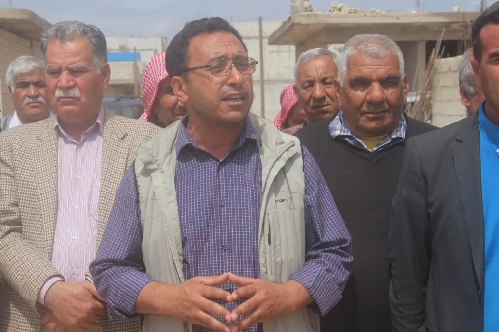 أهالي كوباني يقدمون واجب العزاء لذوي الشهيد حمودي كوباني