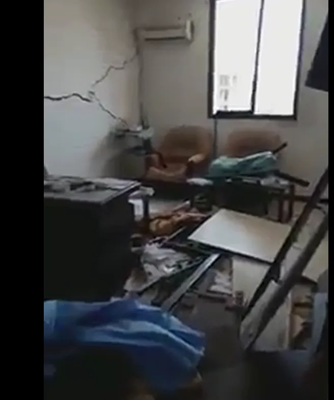 المرتزقة يفضحون أسيادهم بتصوير أنقاض مشفى آفرين
