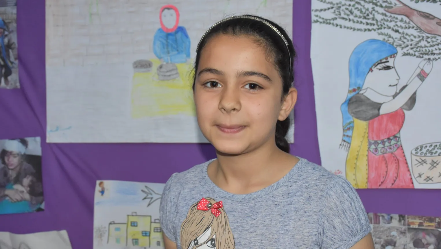 معرضنا رسالة لأطفال عفرين نعبر من خلاله مساندتنا لهم