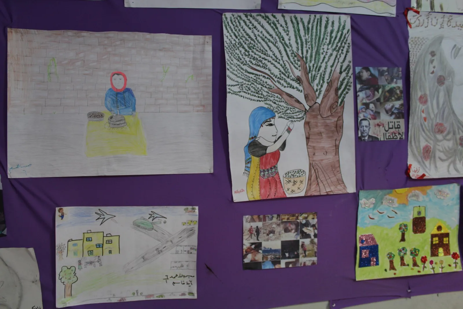"لمساندة أطفال عفرين" عنوان معرض لرسومات أطفال حلب