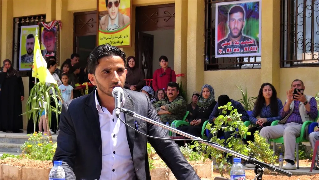 افتتاح مؤسسة عوائل الشهداء في الطبقة تزامناً  مع عيد العمال