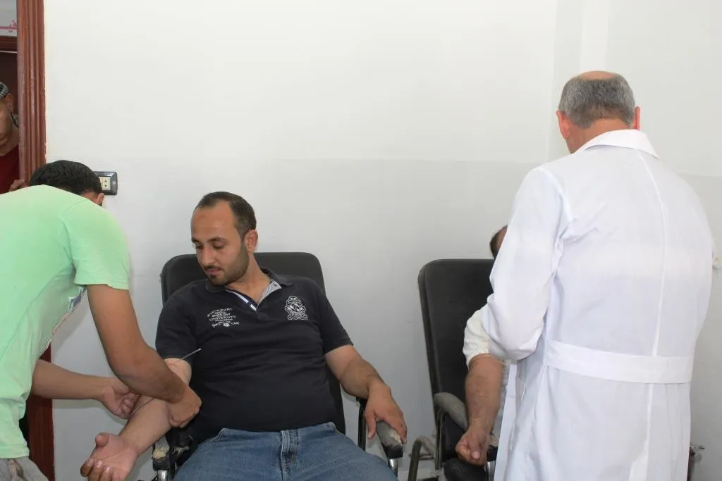 لجنة الصحة تفتتح أول بنك للدم في الرقة