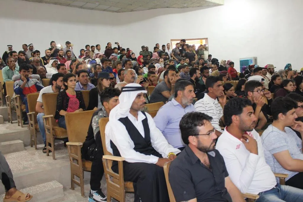 عروض فنية متنوعة في حفل افتتاح المركز الثقافي بتل حميس