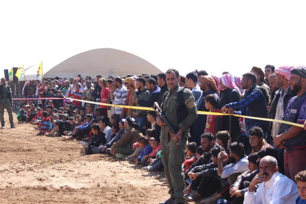 مهرجان للخيول العربية الأصيلة في ناحية تل حميس