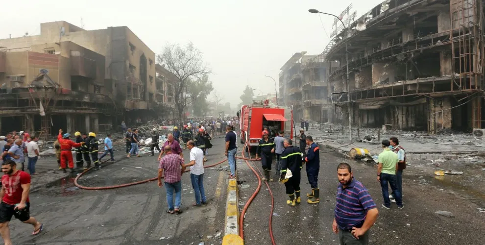 ضحايا نتيجة انفجار في بغداد