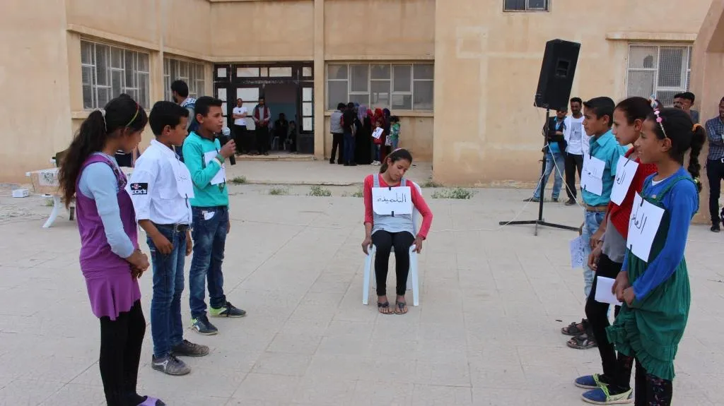 احتفالية لطلبة تل حميس بمناسبة انتهاء العام الدراسي
