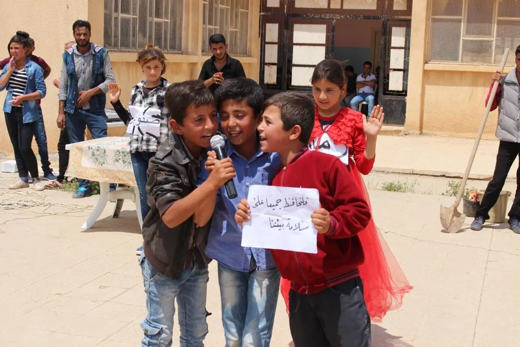 احتفالية لطلبة تل حميس بمناسبة انتهاء العام الدراسي