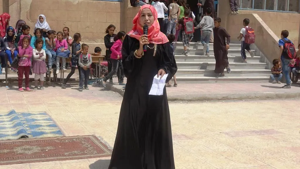 احتفالية لطلبة الرقة بمناسبة انتهاء العام الدراسي