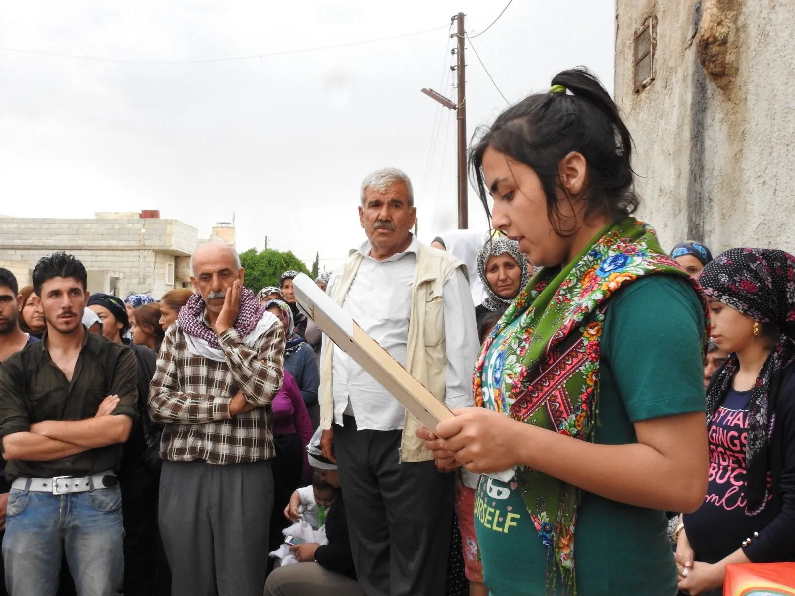 مراسم عزاء للشهيد مظلوم دراقلية في الشهباء