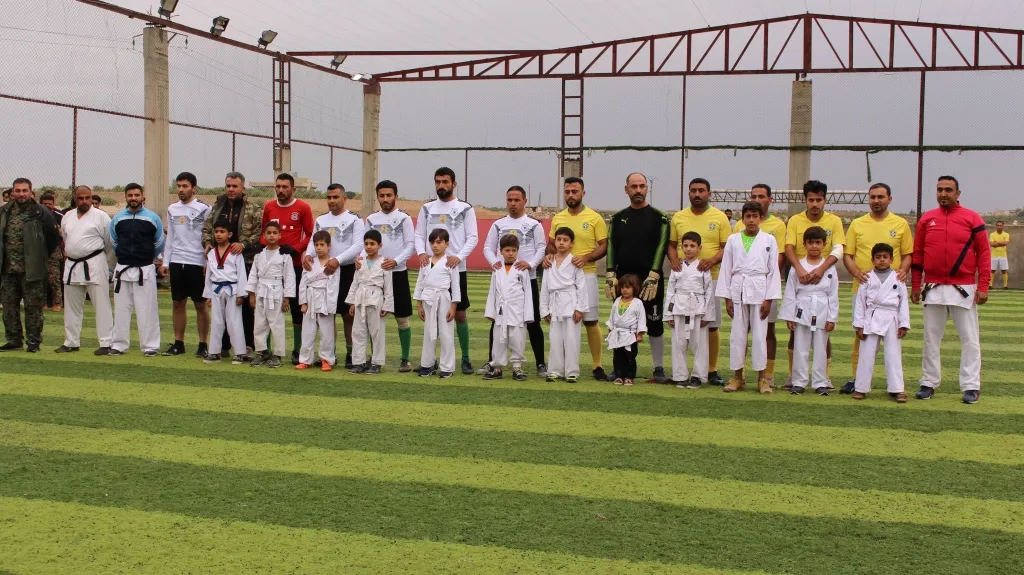 فريق مجلس منبج العسكري يحمل لقب بطولة دوري الإدارة المدنية