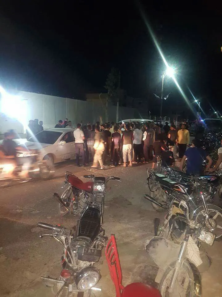تظاهرات في الباب المحتلة نتيجة الاعتقالات العشوائية