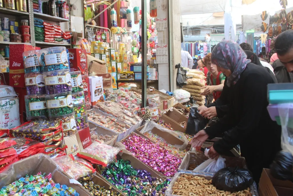 أجواء الأسواق قبيل عيد الفطر في منبج