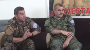 وفد من حركة التجديد يزور مقر القيادة العامة لمجلس منبج العسكري