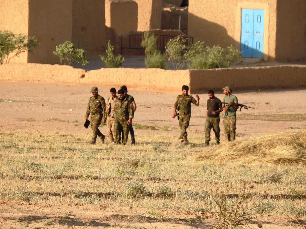 عاصفة الجزيرة تحرر قريتي الشماس والحلوة