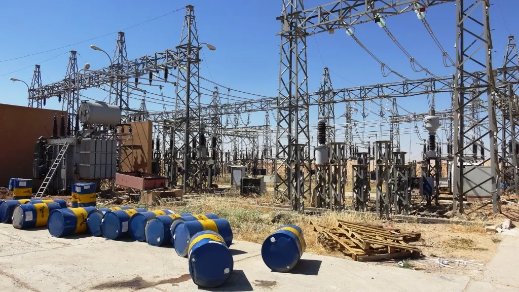 عطل طارئ يوقف محطة كهرباء عين عيسى عن العمل