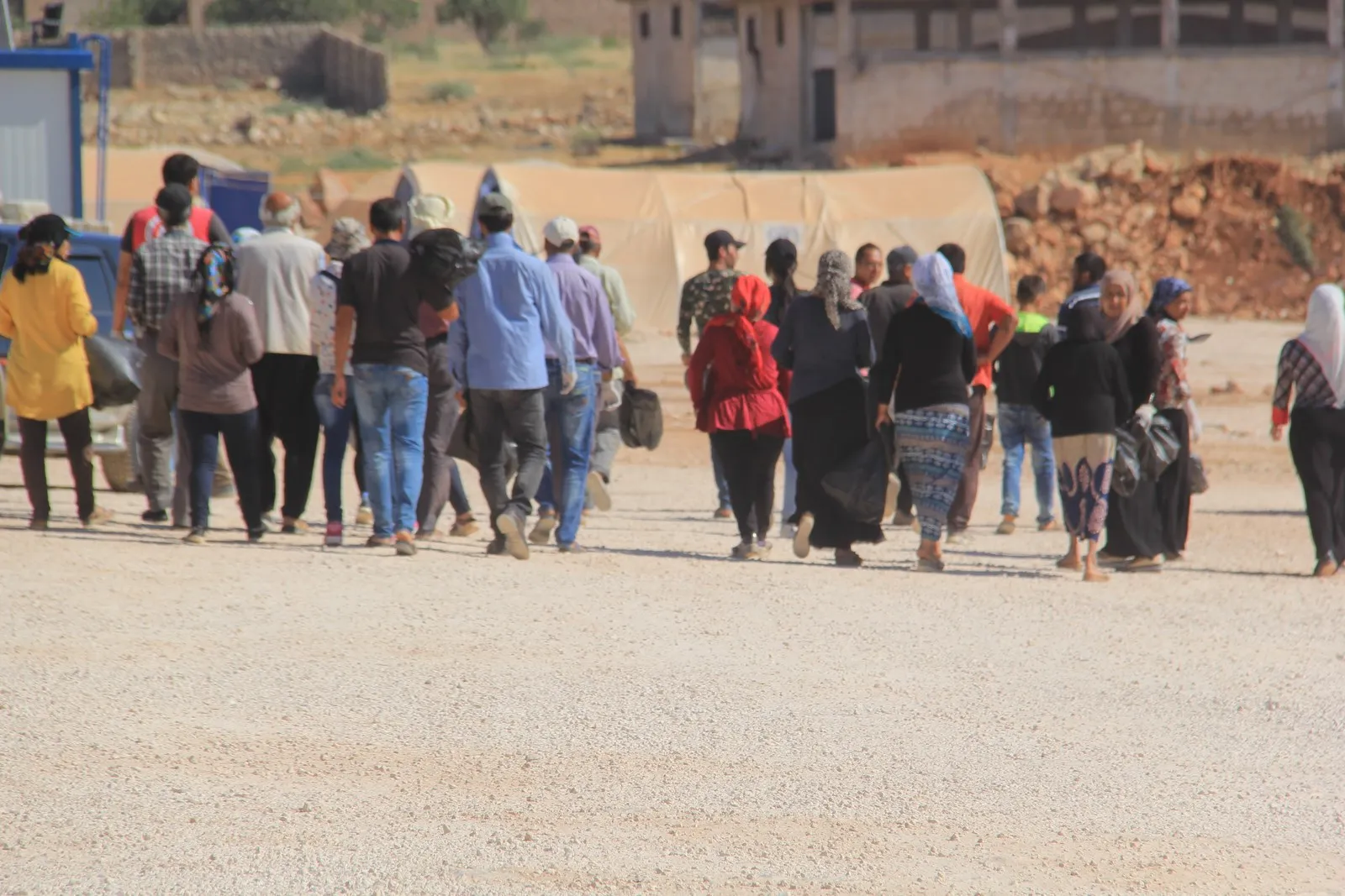 حملة نظافة في مخيم برخدان للوقاية من الأمراض