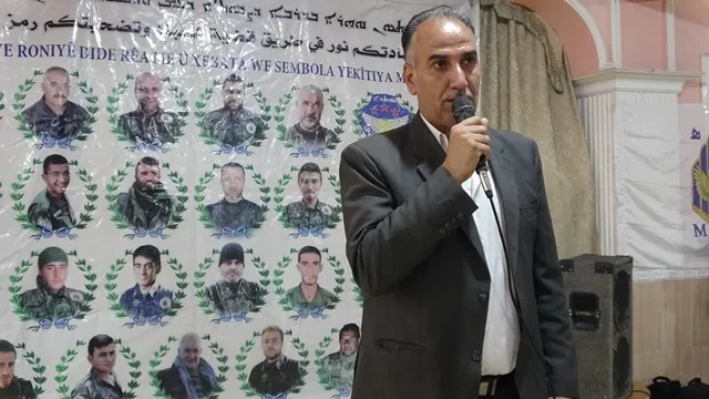 تقديم واجب العزاء لذوي الشهيد كيرلوس في ناحية تربه سبيه