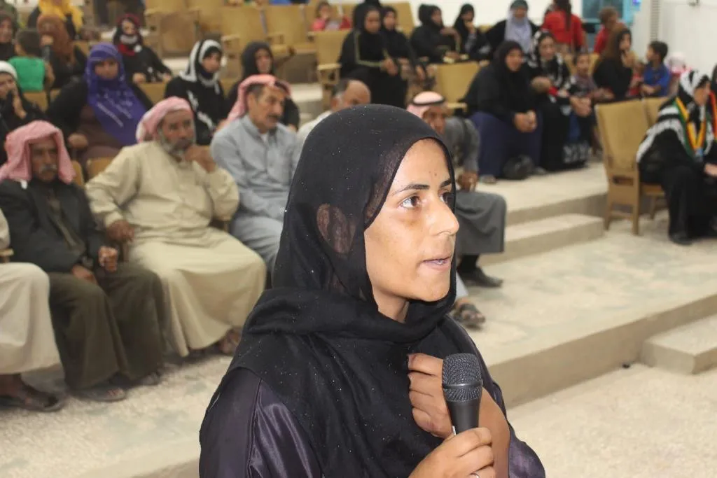 الاستماع لمطالب وشكاوي ذوي شهداء ناحية تل حميس