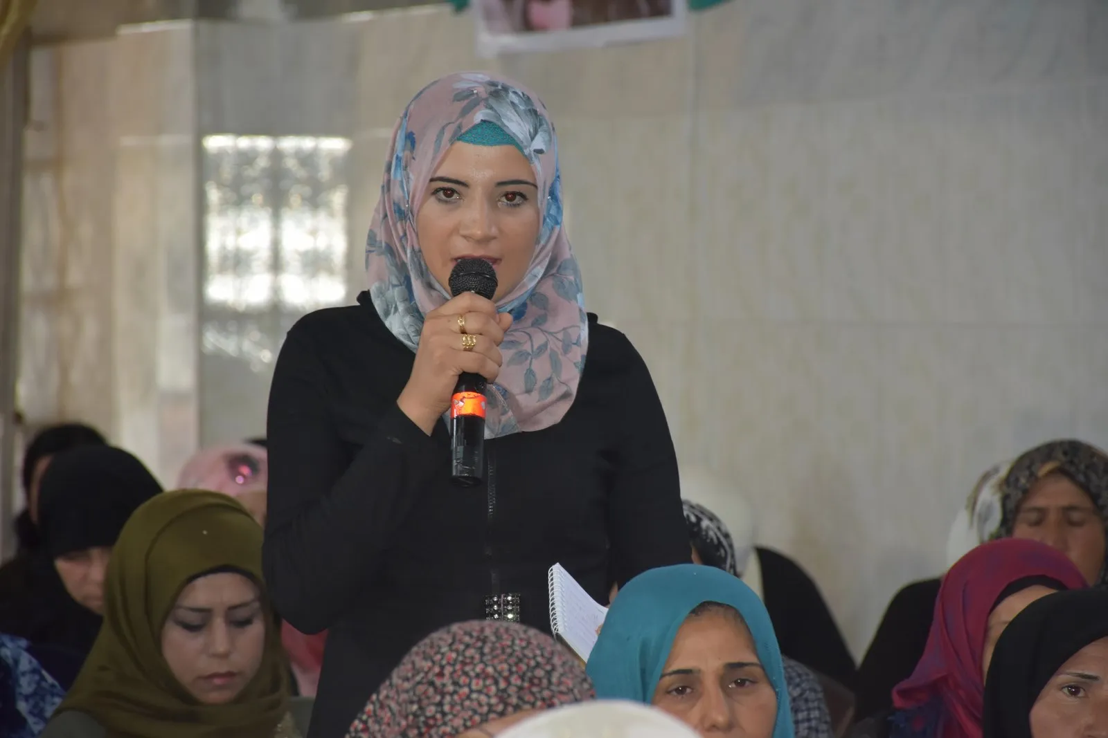 نقاش الوضع التنظيمي وتقديم المقترحات في استمرارية كونفرانس نساء الشهباء