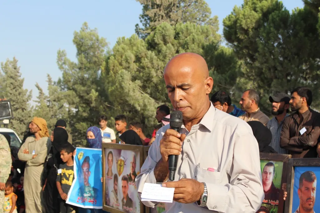 منبج تودع الشهيد وليد العلي الجزاع