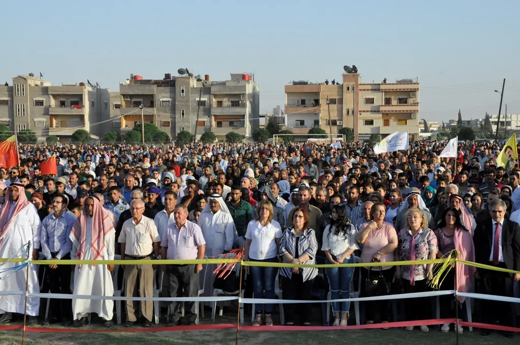 مقاطعة الحسكة تحتفل بمرور الذكرى السادسة لثورة روج آفا