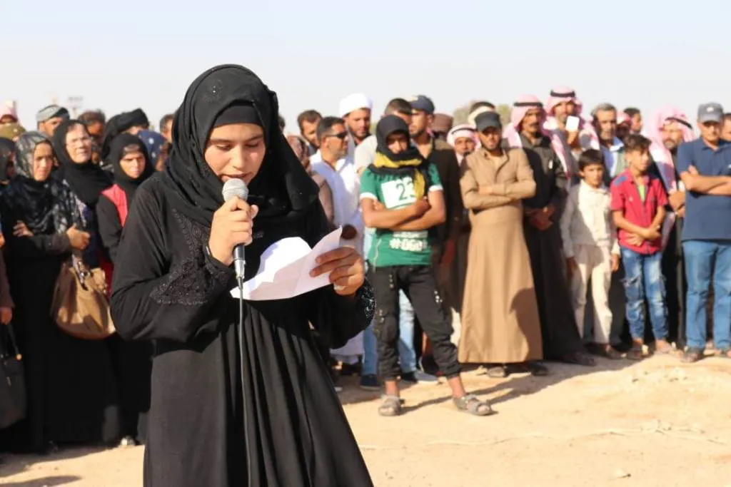 في مراسم تشييع شهدائها، قسد تؤكد استعدادها للدفاع عن كافة المناطق السورية