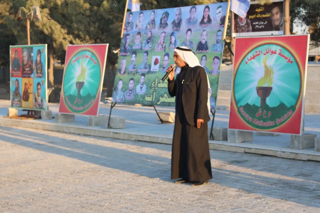 مراسم استذكار الشهيد أبو أمجد وشهداء شهر آب في منبج