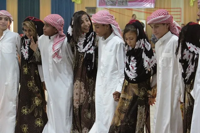 حفلة للأطفال في تربه سبيه بمناسبة اقتراب العام الدراسي الجديد