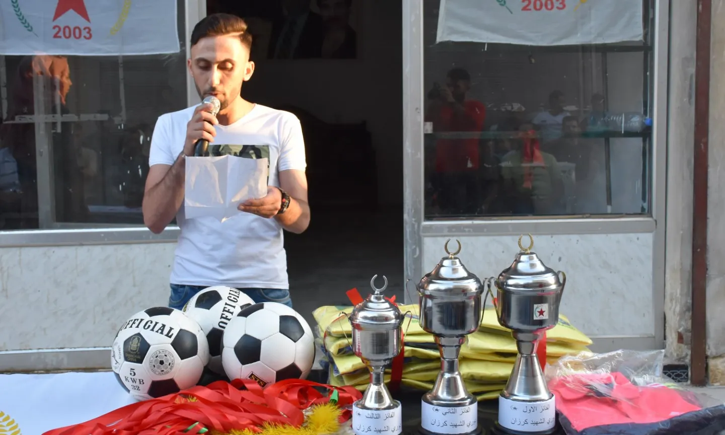 فعاليات رياضية في حي الشيخ مقصود تحت اسم دوري الشهيد كرزان