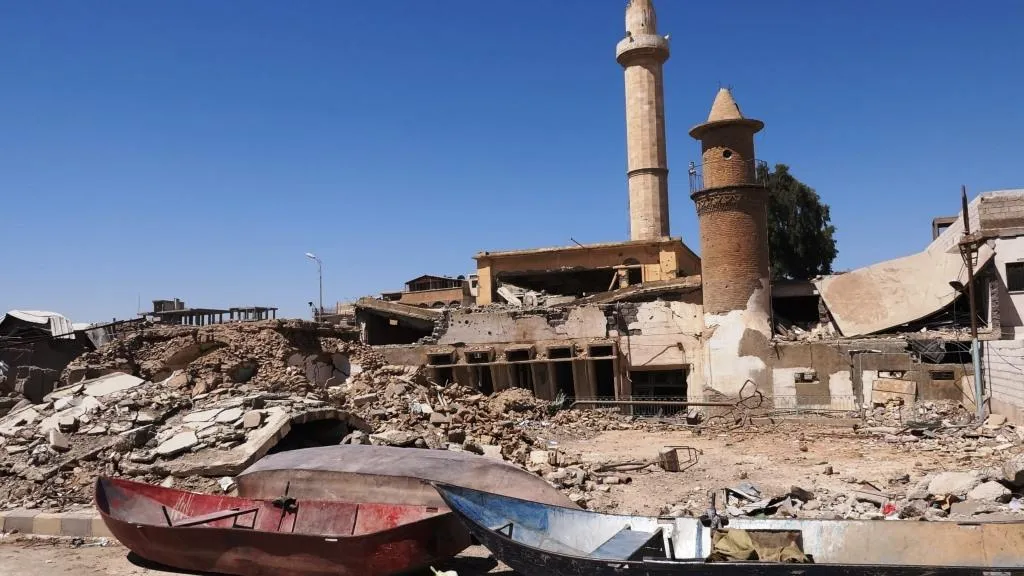 ترميم مسجد يعود تاريخه إلى عام 771م في الرقة