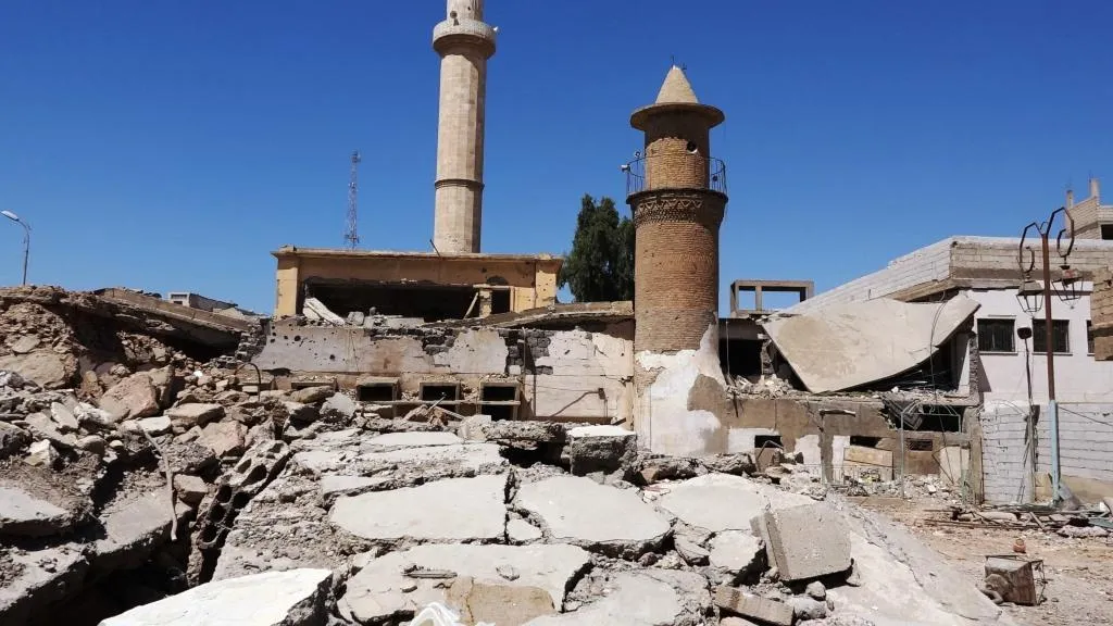 ترميم مسجد يعود تاريخه إلى عام 771م في الرقة