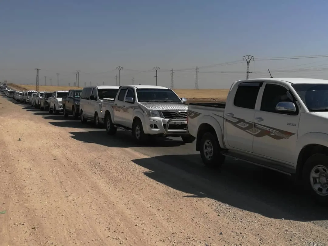أهالي شمال سوريا يتوجهون إلى شنكال للمشاركة في تشييع المام زكي شنكالي