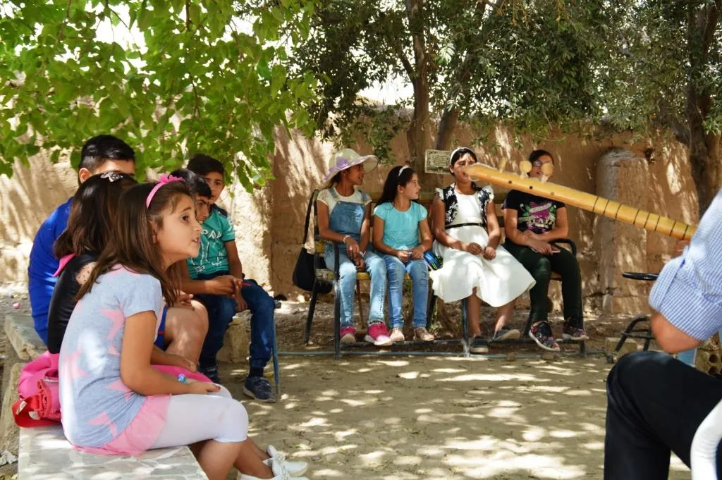 أطفال الجزيرة يستعدون للمشاركة في المهرجان الرابع لفن الطفل